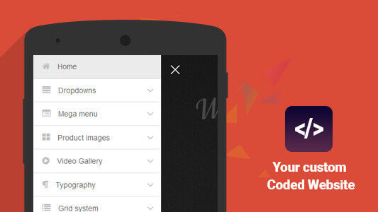 Custom responsive navigation menu css3 examples